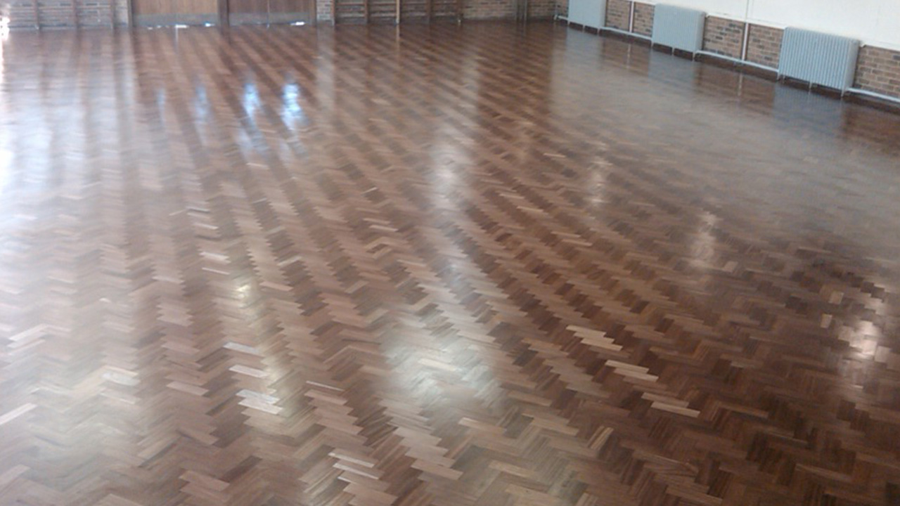 Wood Floor Restoration at Mascalls School Wood Floor Restoration, Renue UK